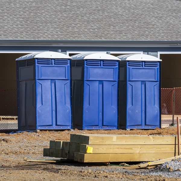 are there any restrictions on where i can place the portable toilets during my rental period in Maple Grove MN